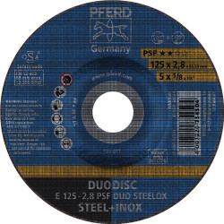 Disco Combinado Psf Duodisc Steelox D 125 X Gr 1,9 Mm Granul