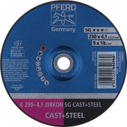 Disco De Desbaste Sg Cast+steel D 230 X Gr 4,1 Mm Acodado Ac