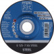 Disco De Desbaste Sg Steel D 180 X Gr 8,3 Mm Acodado Acero P