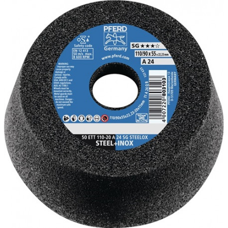 Muela De Copa Ett Sg Steelox 110/55 Mm Inox Y Acero P16 Perf