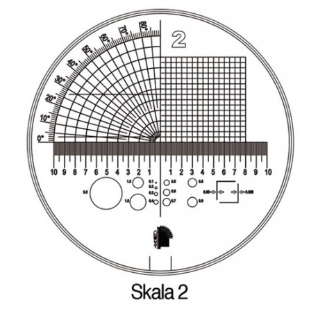Escala De MediciÓn Tech-line DiÁm. Escala 25/2,5 Mm Escala D