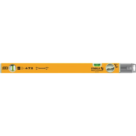 Nivel De Burbuja 80 T 63-105 Cm Aluminio Amarillo +- 0,5-1 M