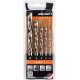 Juego De Brocas Espirales Para Madera Pctm 5 Uds. DiÁm. 4, 5