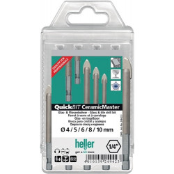 Juego De Brocas Quickbit Ceramic Master 5 Uds. DiÁm. 4, 5, 6