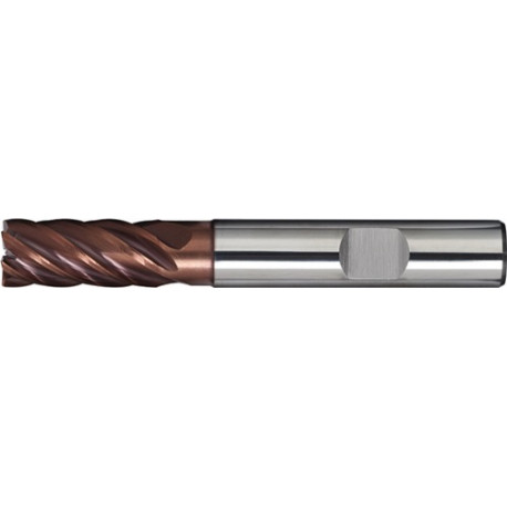 Fresa Frontal Din 6527 L DiÁm. Nominal 10 Mm Vhm Tialn 35-38