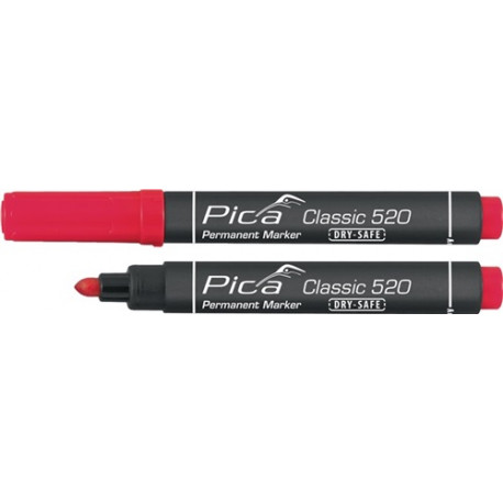 Rotulador Permanente Classic Rojo Ancho De Trazo 1-4 Mm Punt