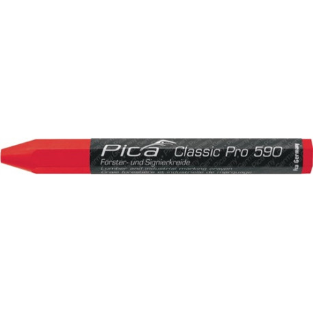 Tiza Para Marcar Classic Pro 590 Roja Envuelta 12ud