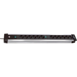 Regleta De Enchufe Premium Alu Line 16 A 230 V Enchufes 12 3