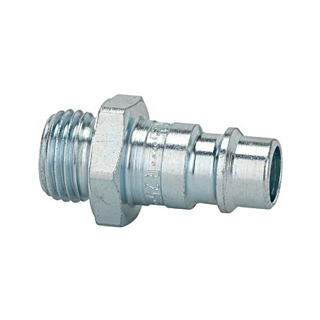 Racor Acero Niquel. Conector Macho Dn 7,2-7,8 Rosca Exterior