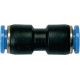 Conector Recto Serie Azul 6 Mm L1 34,6 Mm Riegler