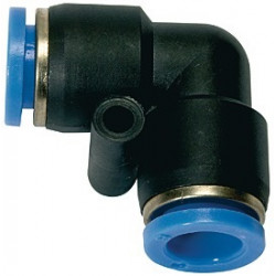 Conector Acodado Serie Azul 8 Mm L1 22,4 Mm Riegler