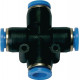 Conector En Cruz Serie Azul 8 Mm L1 22,8 Mm Riegler