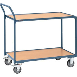 Mesa Rodante 2 Plataformas De Carga L 850 X An 500 Mm Azul C