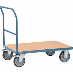 Carro Plataforma Plataf. Carga L1000xan700mm Tubo Acero Azul