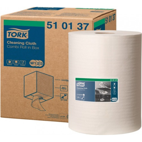 Trapo De Limpieza Tork 510137 L 380 X An 320 Aprox. Mm Blanc