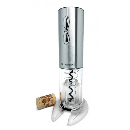 Sacacorchos Botella Pilas A/inox Pla Vin Bouquet