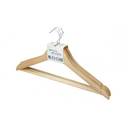 Percha Madera Barniz Set-3