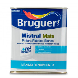 Pintura Plast Mate 750 Ml Bl Int. Mistral Bruguer