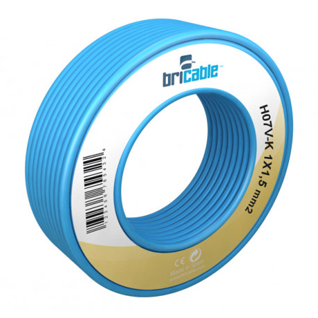 Cable Unipolar Flexible 1x1.5 Azul 10 M