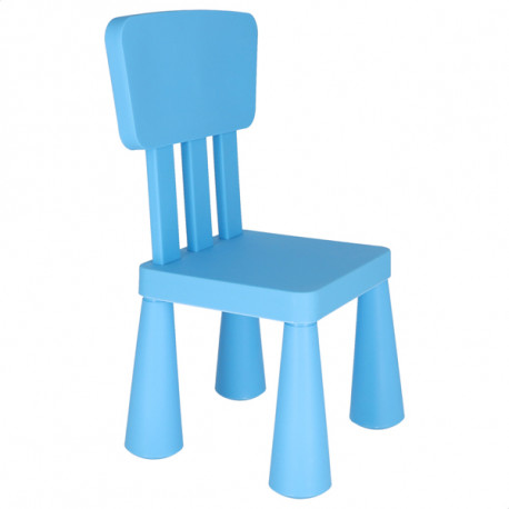 Silla Infantil Azul 38x35x67