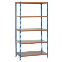Estanteria Orden 5b 2000x1000x400mm S/t Met Az/nar/galv 180k