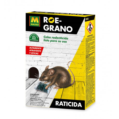 Raticida 150gr Cereales Grano Roe 231532