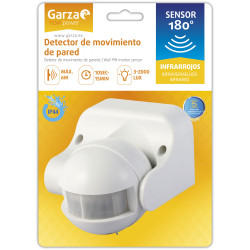 Detector Movimiento Infrar 84x160x210mm Garza 430041