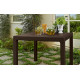 Mesa Jardin Ratan Quartet Marro 94x94x74