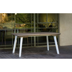 Mesa Jardin Exten.harmony Bco/capch 160x100x75