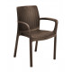 Sillon Resina R.bajo Bali Marron 2