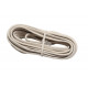 Cable Telefonia M-m Liso Marfil 4 M