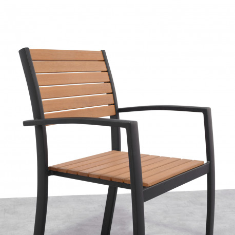 Silla Jard 57x55x84cm Scancom Al/mad Mub