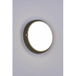 Aplique Exterior Led 1150lm 4000k Boston Neg 18 W
