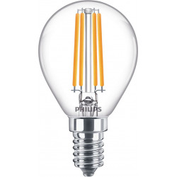 Lampara Led Esferica E14 Ln 4000k 806lm Transp Fil 6,5 W