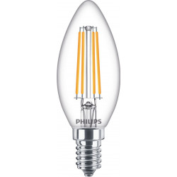 Lampara Led Vela E14 Lc 2700k 806lm Transp Fil 6,5 W