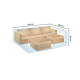 Funda Conjunto Jardin Xxl 90x320x250
