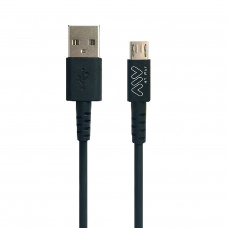 Cable Usb Micro Usb 2a 18,5x5x2cm Abs Ne Mywec0001 Myway