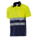 Polo Trabajo 3xl Al.vis. 100%poliester M/corta Amarillo Fluo