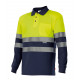 Polo Trabajo 3xl Al.vis. 100%poliester M/larga Amarillo Fluo