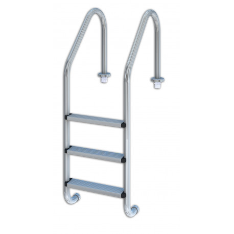 Escalera Pisc. 3-peldaÑos Qp Ac Metalico 509082 Aisi304 5090