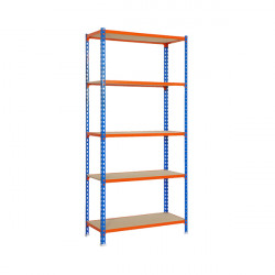 Estanteria S/t 5b Azul/naranja 20x10x40