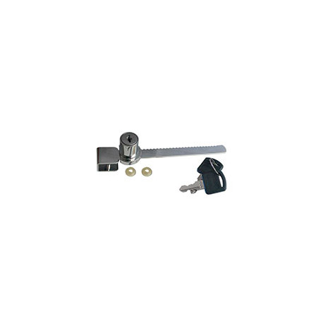 Cerradura Vitrina Cm8 120mm Corredera Ll.igual Zamak Micel M