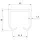 Guia Corredera Superior U-30 2 M