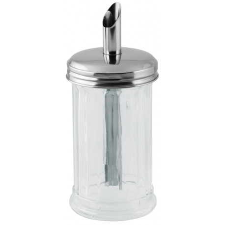 Azucarero Coc Con Dosificador 350ml Cristal/inox 46894 Facke