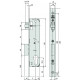 Cerradura Met.emb. New Fori E-25mm Rod/pal S/cilind. Ac. Cin