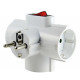 Adaptador 3t C/interruptior 16a