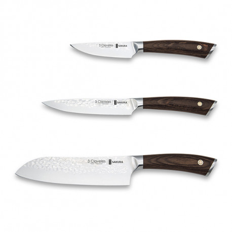 Cuchillos Cocina Forjado Sakura Set-3