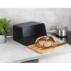 Caja Pan C/tabla Kubo Negr 35x27x21
