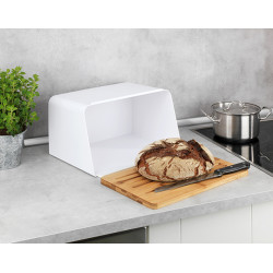 Caja Pan C/tabla Kubo Blanc 35x27x21