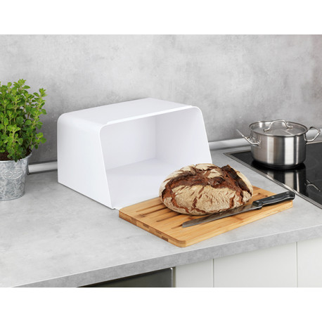 Caja Pan C/tabla Kubo Blanc 35x27x21